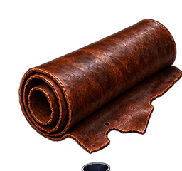 Tanned leather — in-game inventory icon
