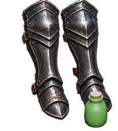 Moss Iron greaves — in-game inventory icon