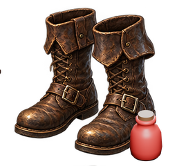 Crimson Trail boots — in-game inventory icon