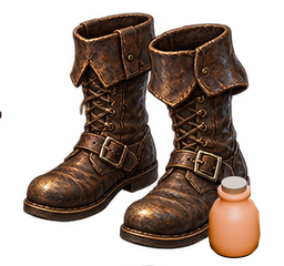 Amber Trail boots — in-game inventory icon