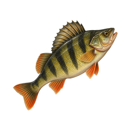 Raw perch — in-game inventory icon