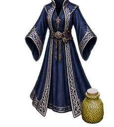 Wyrmscale Acolyte robe — in-game inventory icon