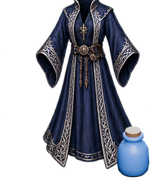 Azure Travel cape — in-game inventory icon