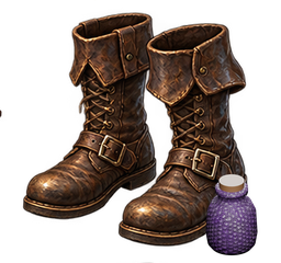 Amethyst Iron boots — in-game inventory icon