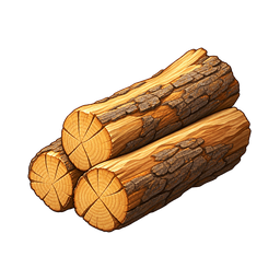Oak logs — in-game inventory icon
