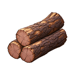 Dark fir logs — in-game inventory icon