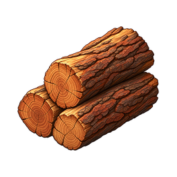 Ancient oak logs — in-game inventory icon