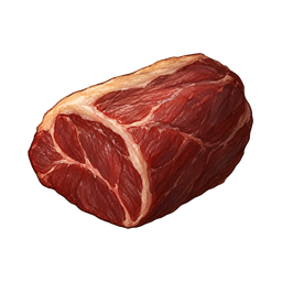 Raw deer meat — in-game inventory icon