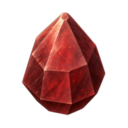 Uncut Garnet — in-game inventory icon