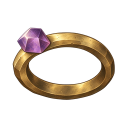 Amethyst gold ring — in-game inventory icon