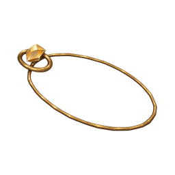 Topaz gold amulet — in-game inventory icon