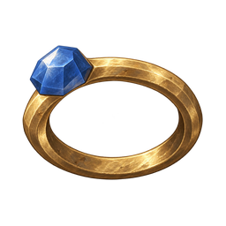 Sapphire gold ring — in-game inventory icon
