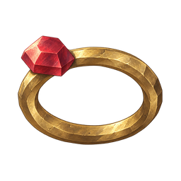 Ruby gold ring — in-game inventory icon