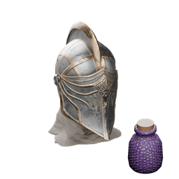 Amethyst Steel helm — in-game inventory icon
