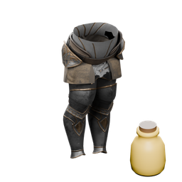 Sunspot Steel greaves — in-game inventory icon
