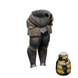 Venomstripe Steel greaves — in-game inventory icon
