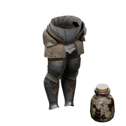 Stonehide Steel greaves — in-game inventory icon
